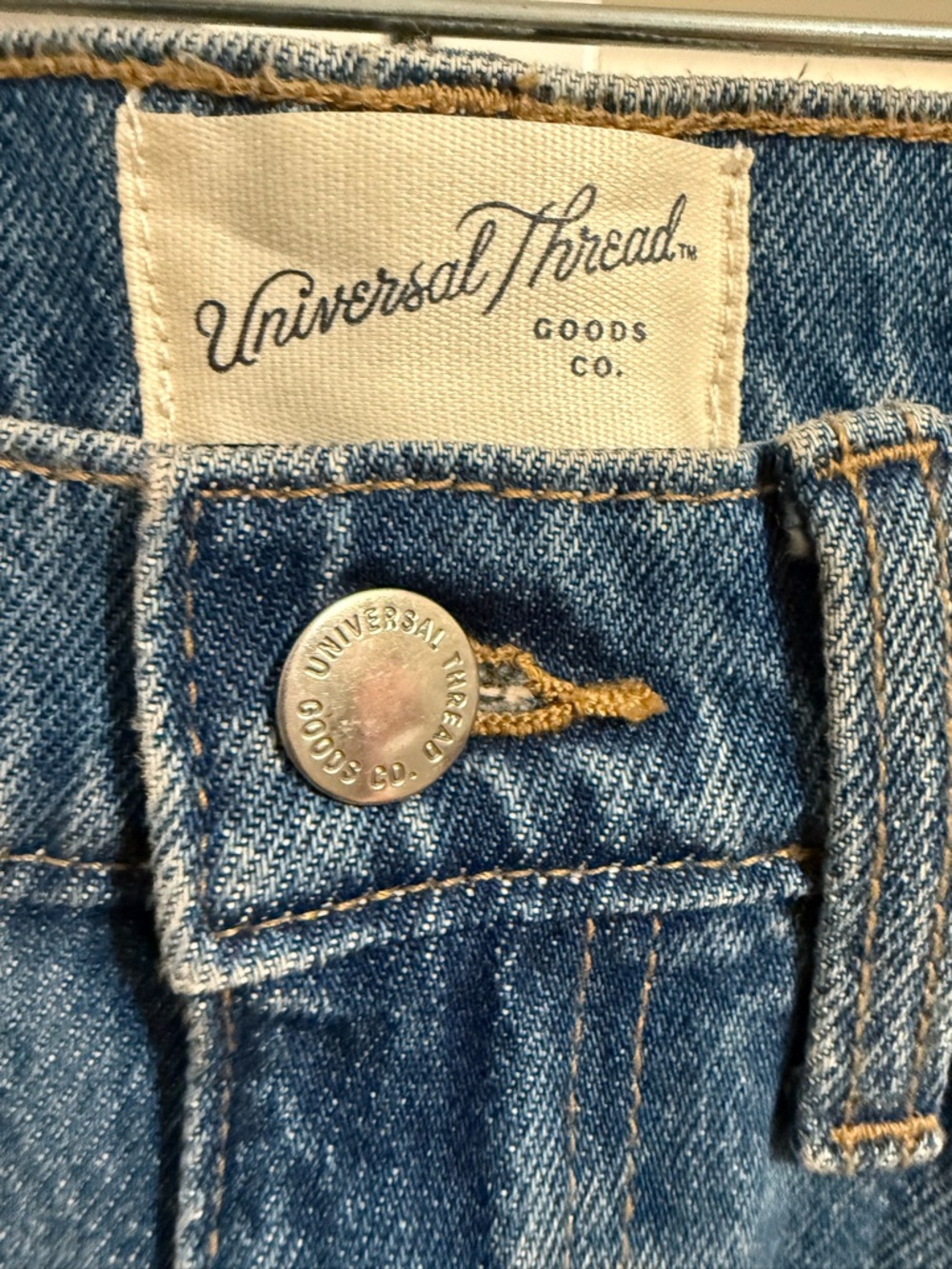 Universal Thread Relaxed High-Rise Blue Easy Barrel Leg Jeans • 2 • NWT - Picture 5 of 9